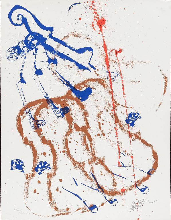 FERNANDEZ ARMAN, färgserigrafi, signerad och numrerad 142/200.
