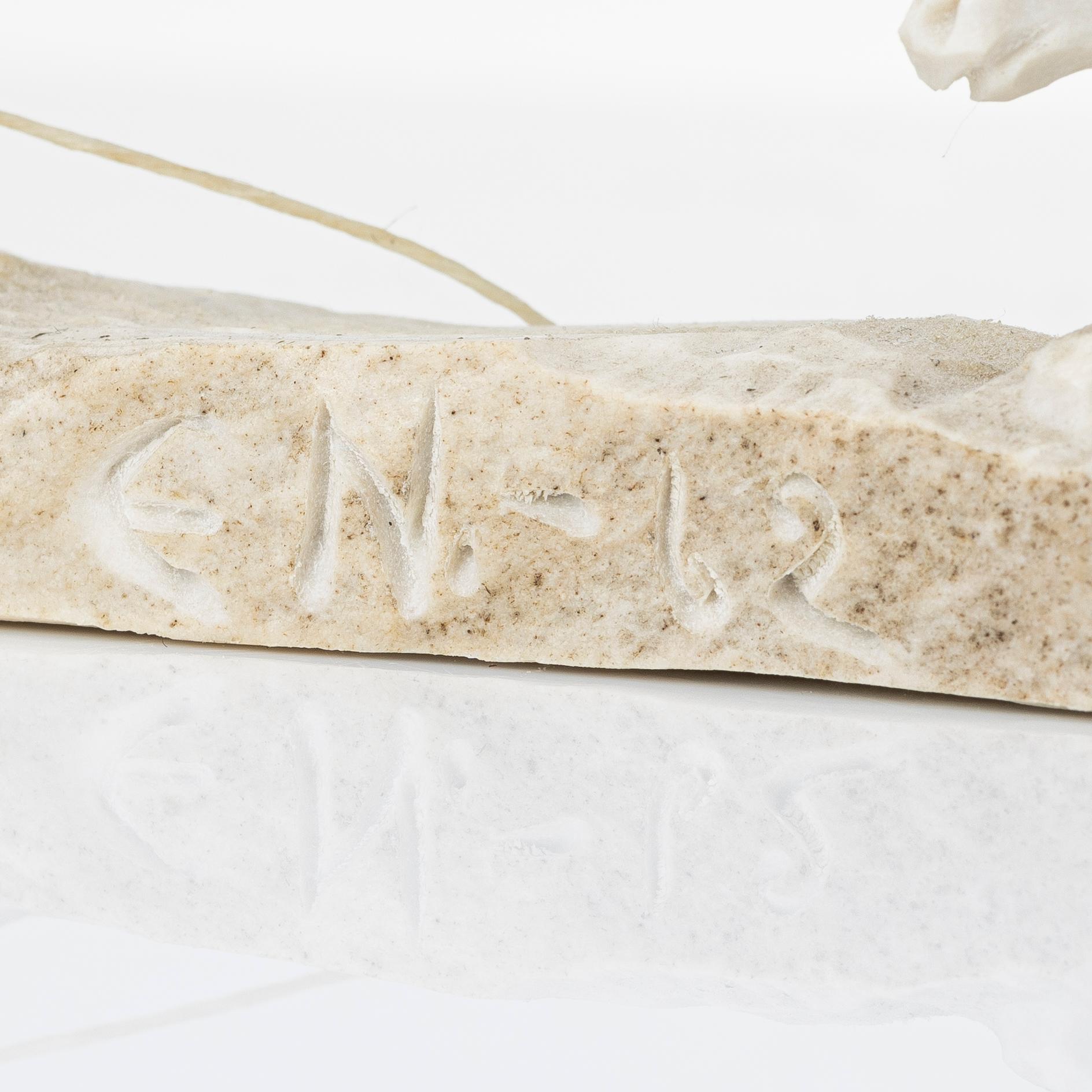 Erik Norberg, sculptures, 2 pcs. Reindeer separation.