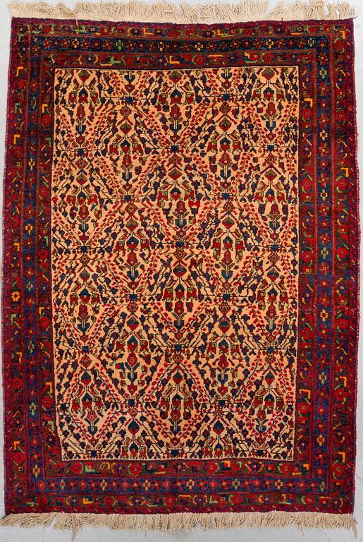A RUG, Old Afshar, ca 221 x 149 cm.