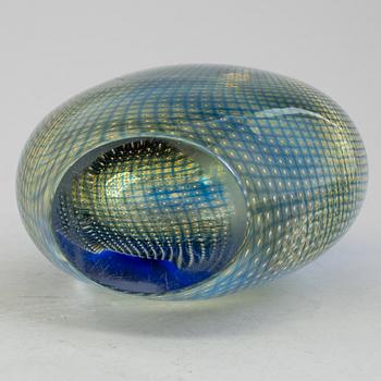 An Orrefors "Kraka" glass vase by Sven Palmqvist signed and numbered 349.
