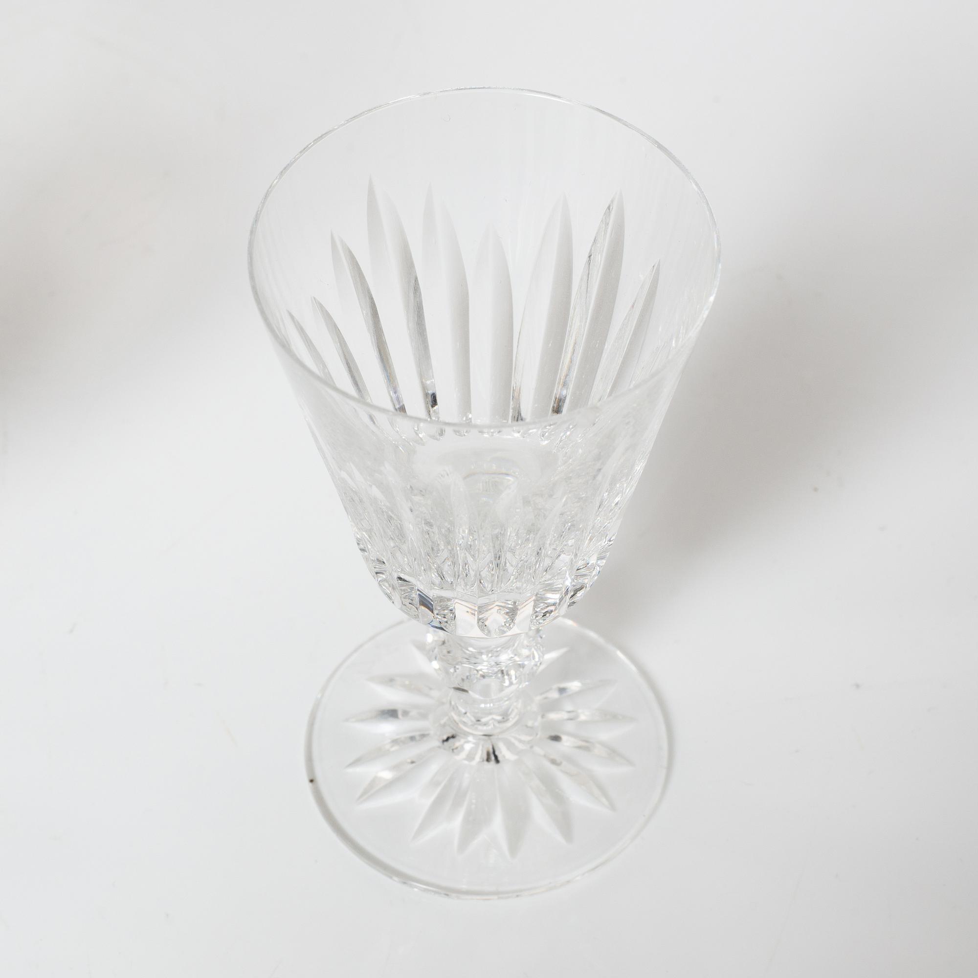 Fritz Kallenberg, a 108-piece 'Pyramid' glass service, Kosta Boda, Sweden, 20th Century.
