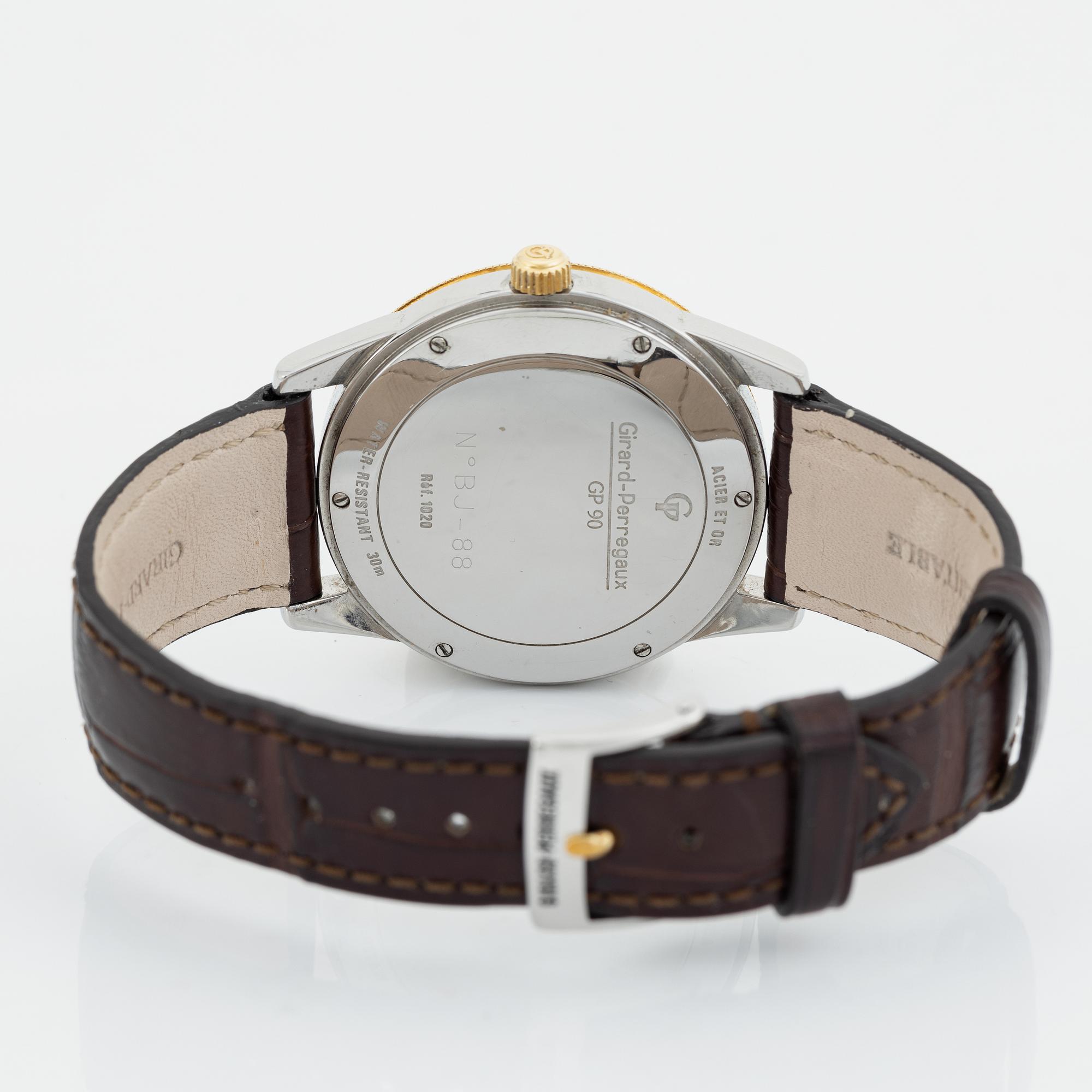 Girard Perregaux, Reserve Gp90, wristwatch, 38 mm.
