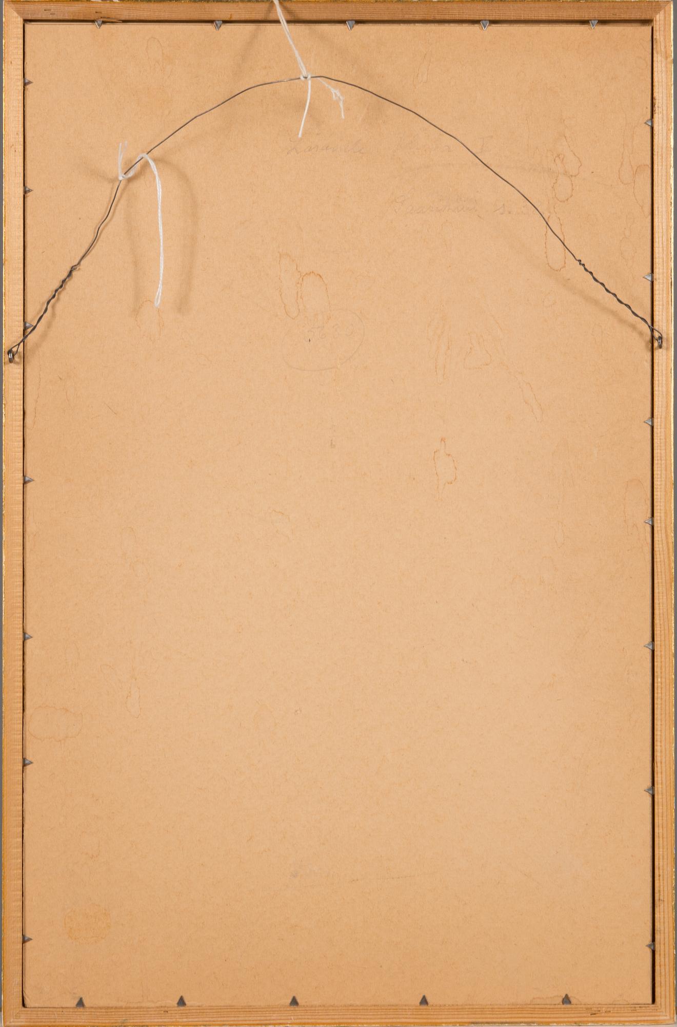 Hugo Simberg, line etching and drypoint, signed on plate and signed in pencil.