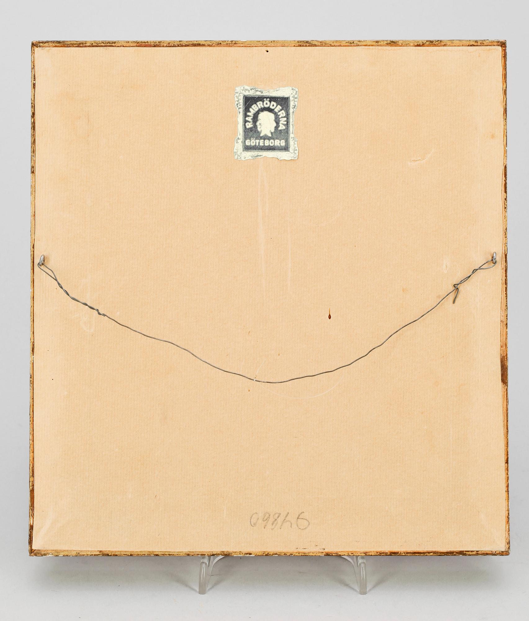 ARTHUR HEYER, gouache på papper, sign.