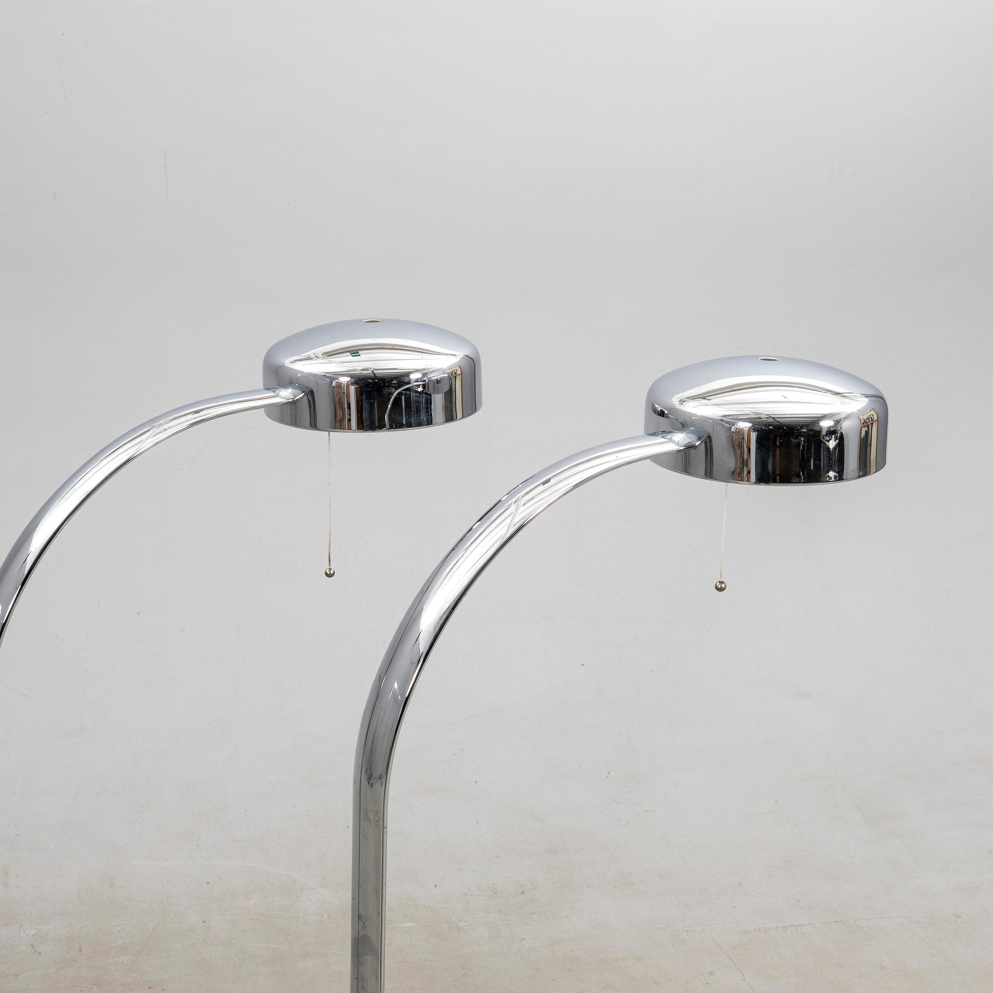 RICHARD CARRUTHERS, floor lamps, a pair, "Arcade", Ateljé Lyktan, 1970s/80s.