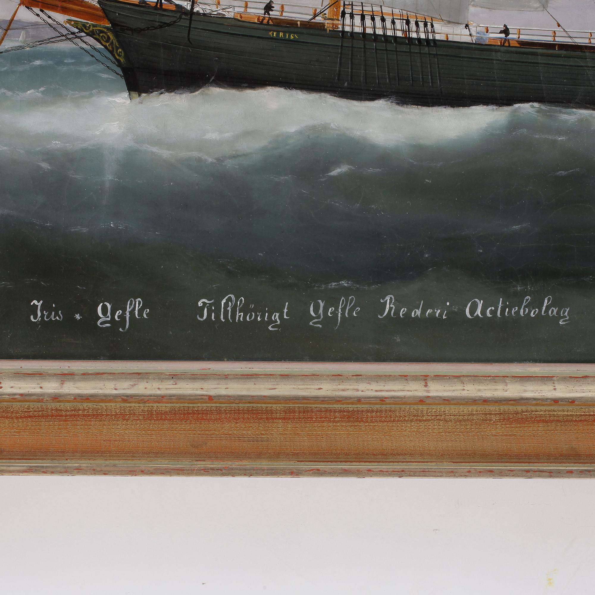 MARIE-EDOUARD ADAM, olja på duk, sign o dat 1875.