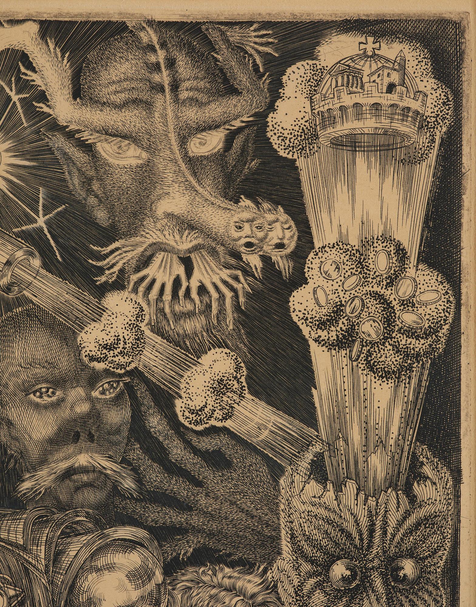 Eduard Wiiralt, "Põrgu" (Hell).