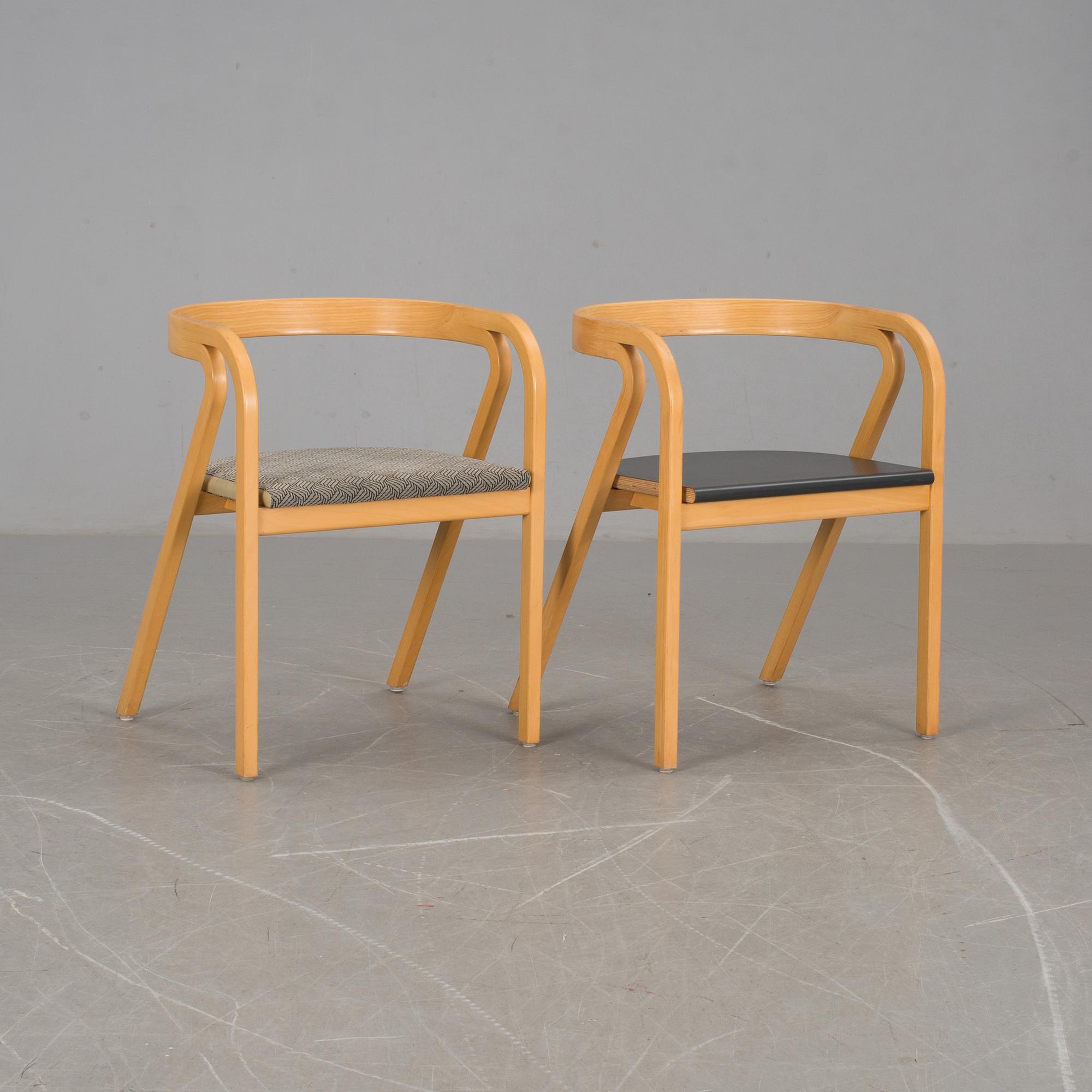 KARMSTOLAR, 2 st, "KS 130", Ruud Ekstrand, 1900-talets andra hälft.