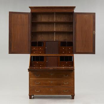 A late Gustavian late18th century writing cabinet attributed C D Fick.