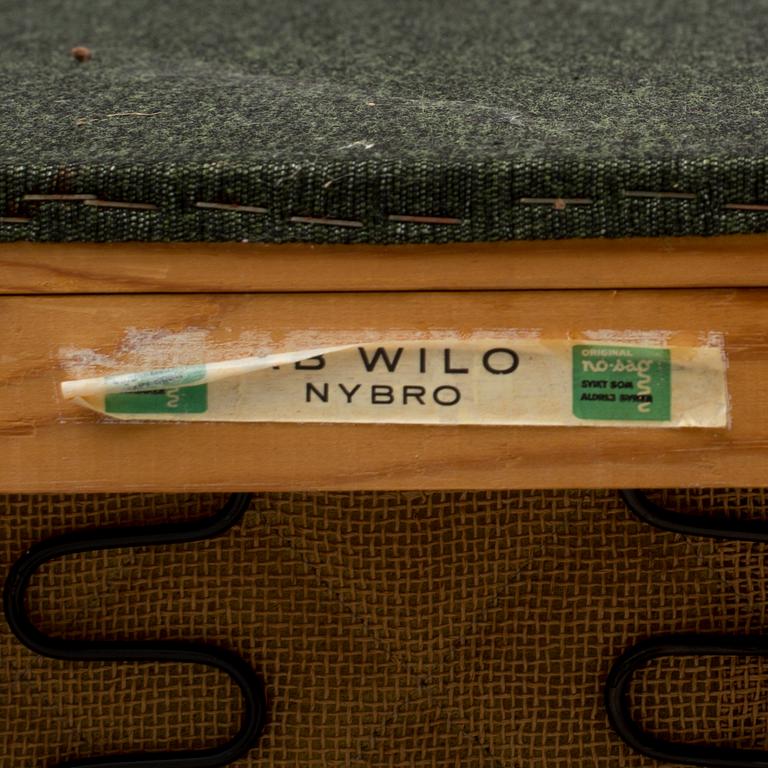 FÅTÖLJER, ett par. AB Wilo, Nybro, 1950-/60-tal.