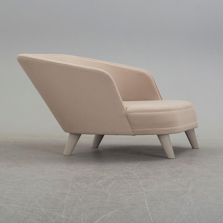 Jonny Johansson, an upholstered easy chair, "Studie No 1", Acne Studios by O.H. Sjögren, Tranås, Sweden.
