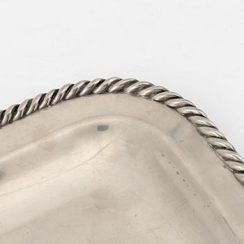 Estrid Ericson, bricka, tenn, Firma Svenskt Tenn, Stockholm, 1952.