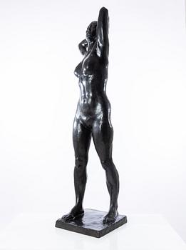 Gudmar Olovson, skulptur. Signerad. Numrerad. Gjutarstämpel. Brons, höjd 132 cm, längd 40 cm.