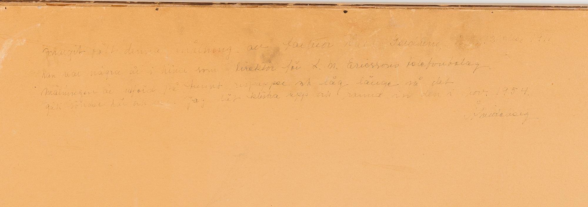 UNKNOWN ARTIST, coloured wood print, east asian.