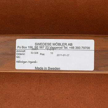 Yngve Ekström, armchair with footstool, "Lamino", Swedese, 2011.