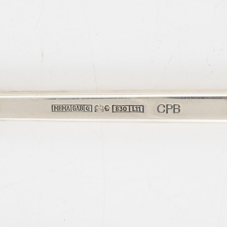 Prins Carl Philip Bernadotte, a 24-piece silver cutlery service 'CPB 2091', MEMA GAB, Eskilstuna, 2009.