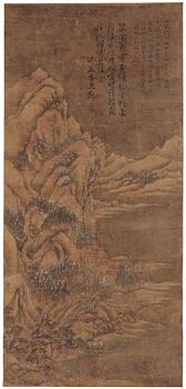 Fan Kuan After, A mountain landscape.