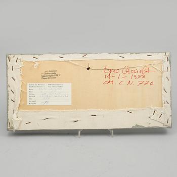 ENZO CACCIOLA, cement på textil,