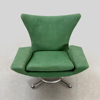 An 1960:s easy chair probably by Hans Erik Johansson, Westberg Furniture, Tranås Sweden.