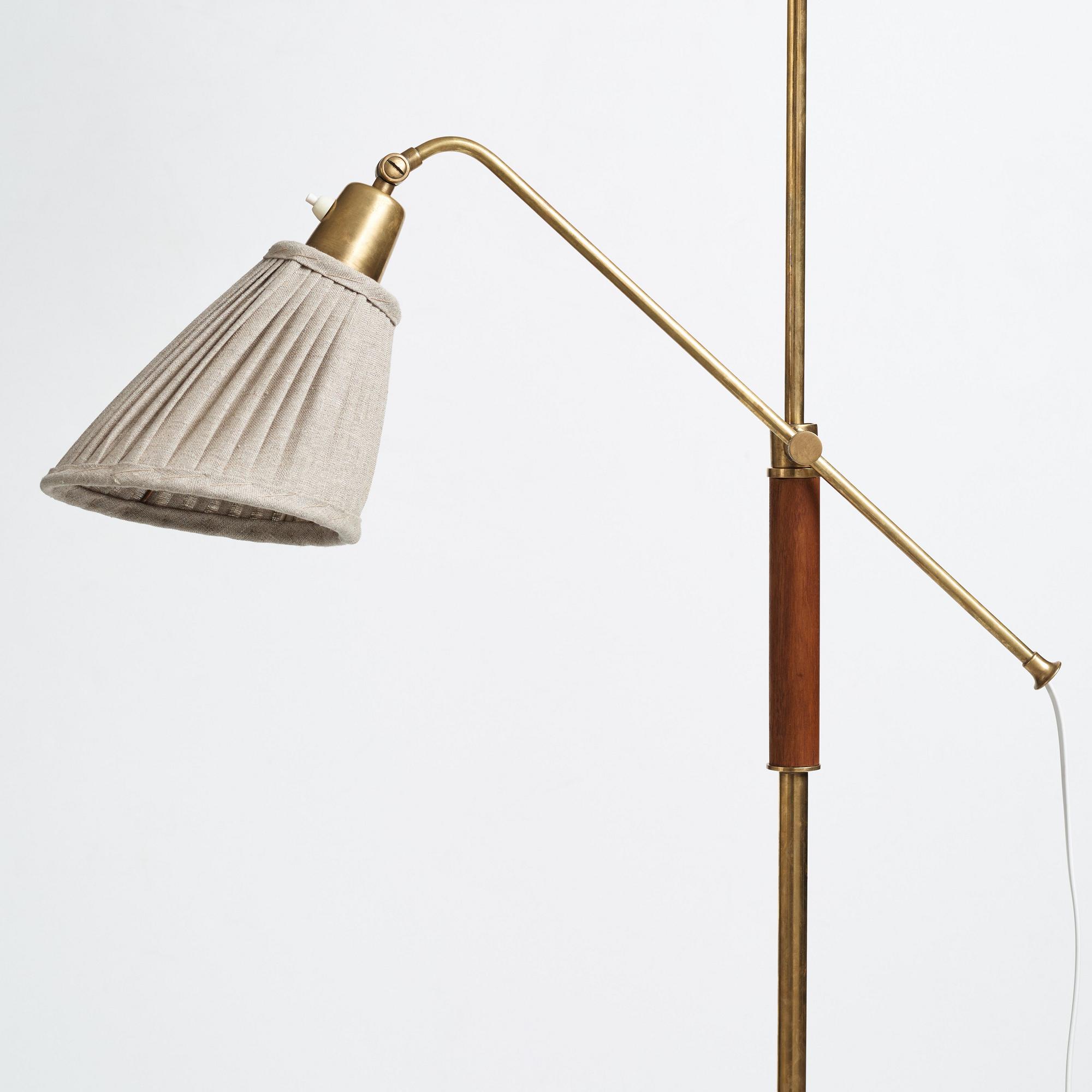 Bertil Brisborg, a pair of floor lamps, "Triva", for Nordiska Kompaniet 1940-50's.