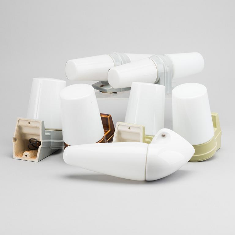 SEVEN SIGVARD BERNADOTTE LAMPS.