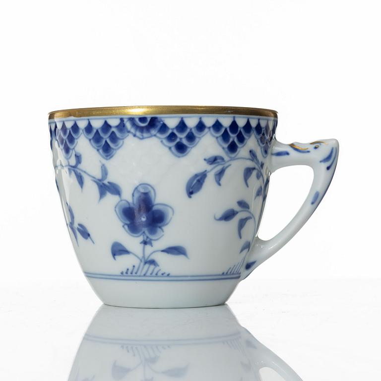 Bing & Grøndahl, kaffeservis, 13 delar, porslin, "Sommerfugl", Danmark.