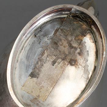 KAFFESERVIS, silver, svenska importstämplar, 1900-talets första hälft, vikt 916 g.