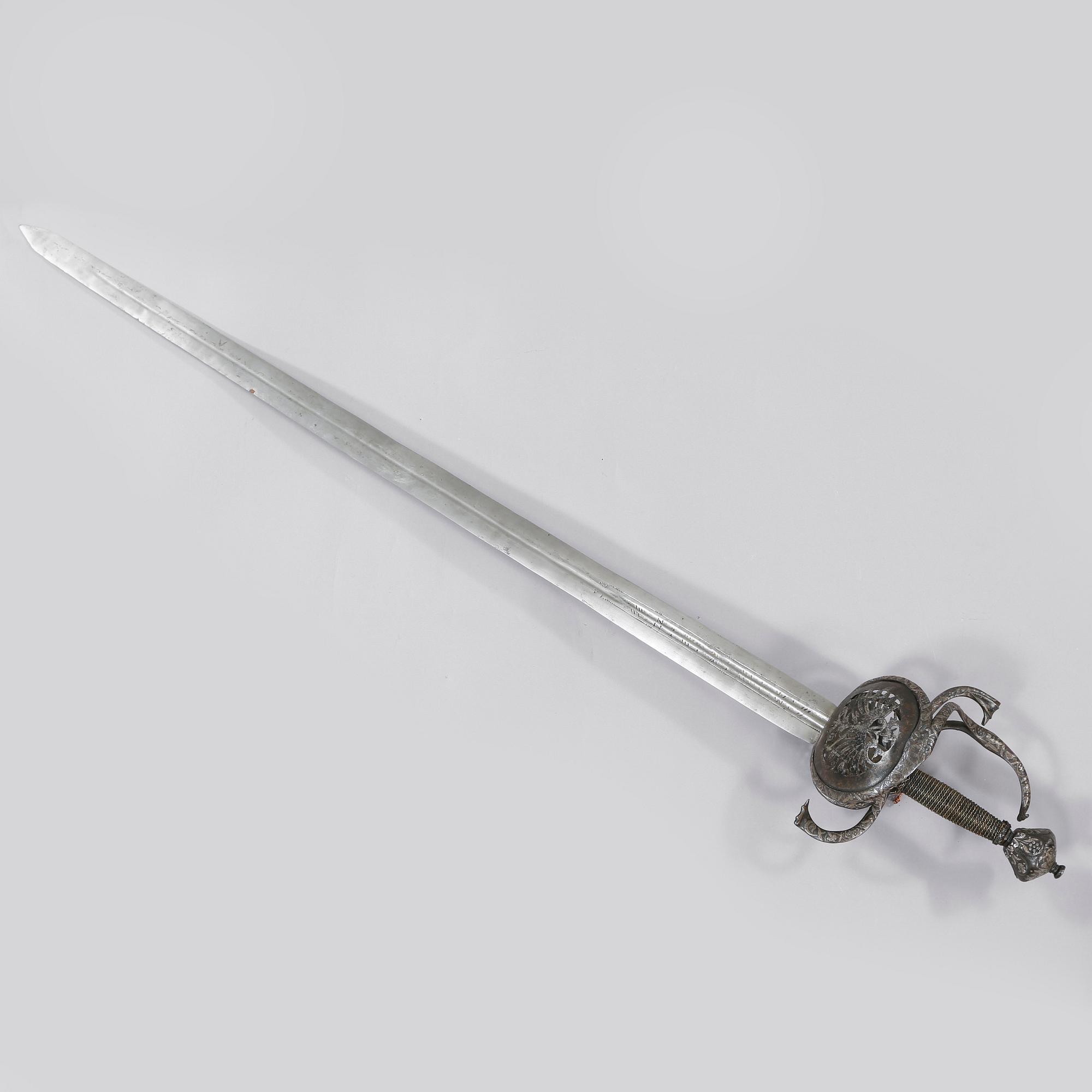 A sword, possible 17th century.