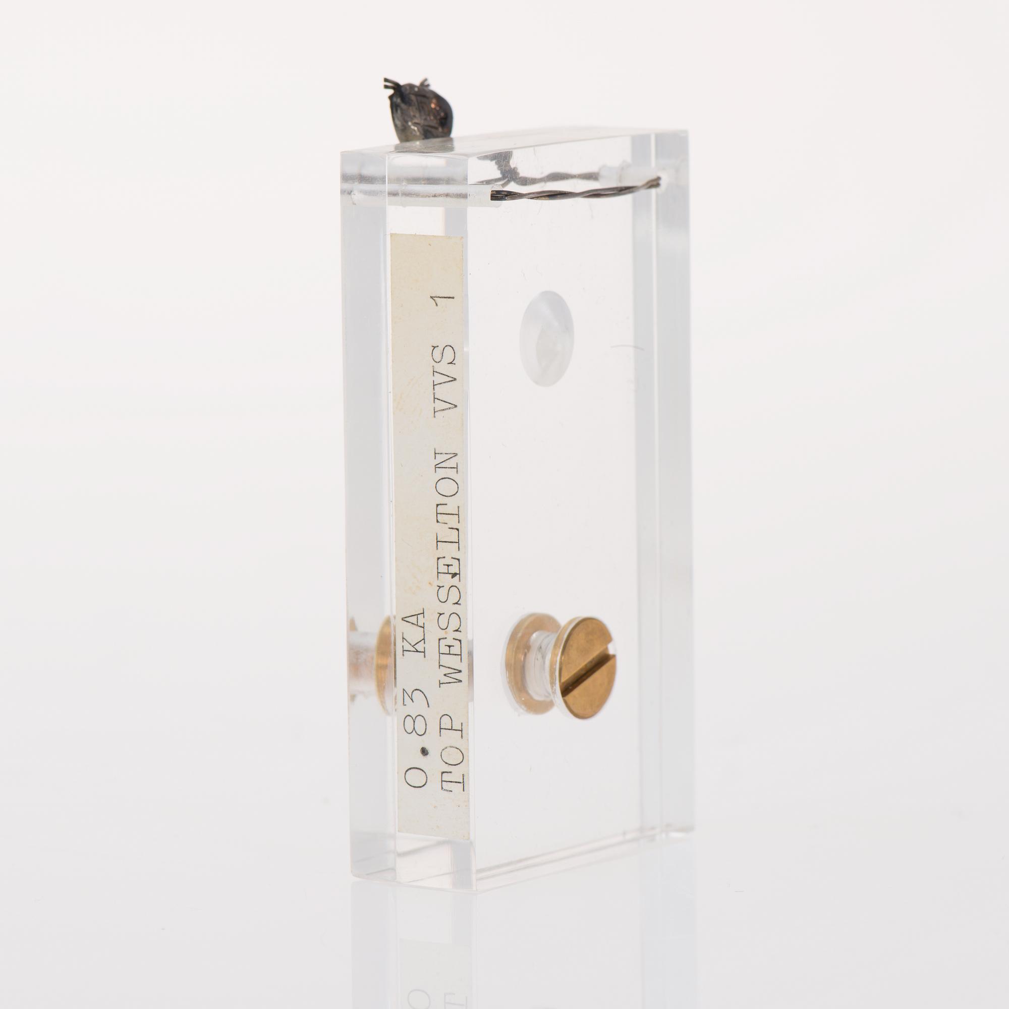 DIAMANT, briljantslipad 0,83 ct F-G (Top Wesselton) / VVS1.