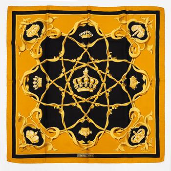 Hermès, scarf, "Couronnes"/"Crowns".