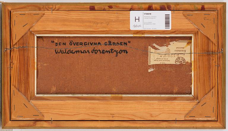 Waldemar Lorentzon, "Den övergivna gården".