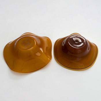 Maljoja, 4 kpl, Kauklahden Lasitehdes 1923 -1952.