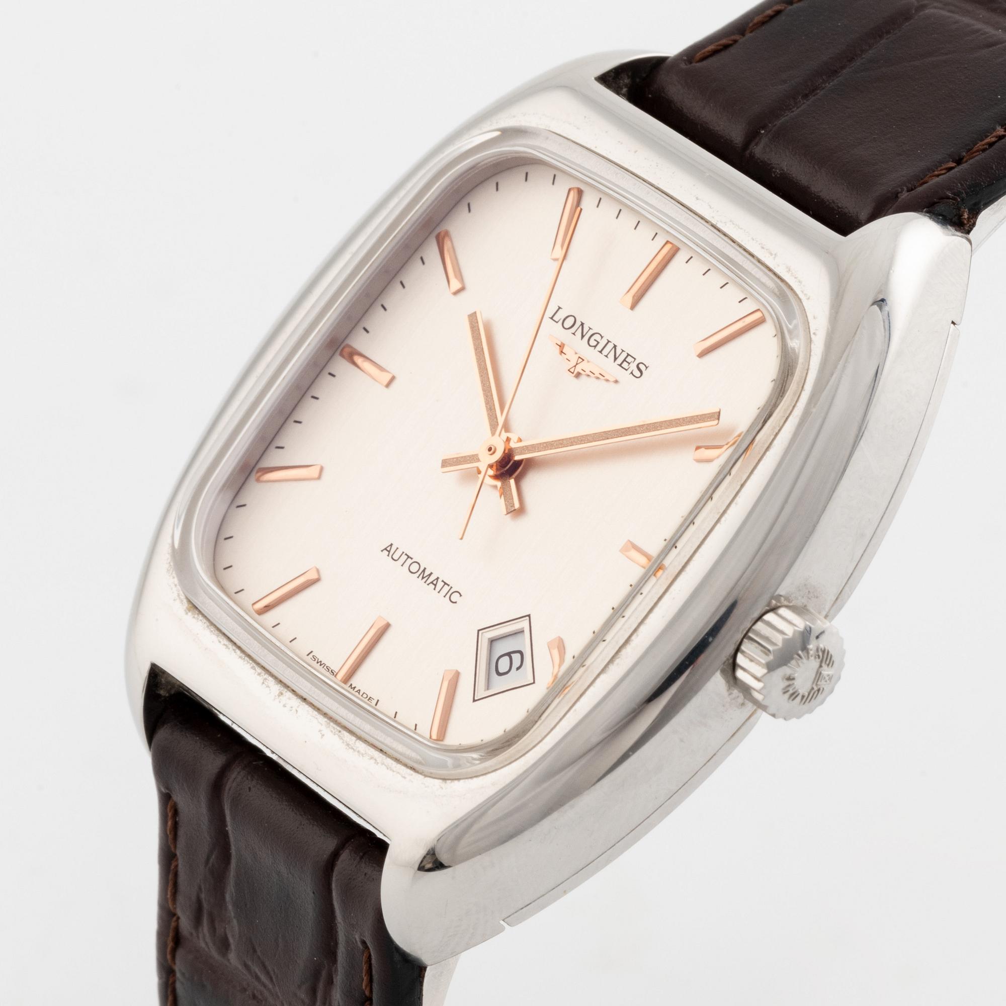Longines Heritage 1969 wristwatch 36 mm. Bukowskis