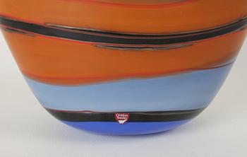 VAS, glas, Gunnar Cyrén, Orrefors Gallery, Sign o dat -90.