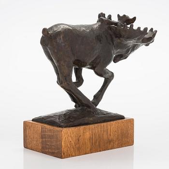 Jussi Mäntynen, Springande älg.