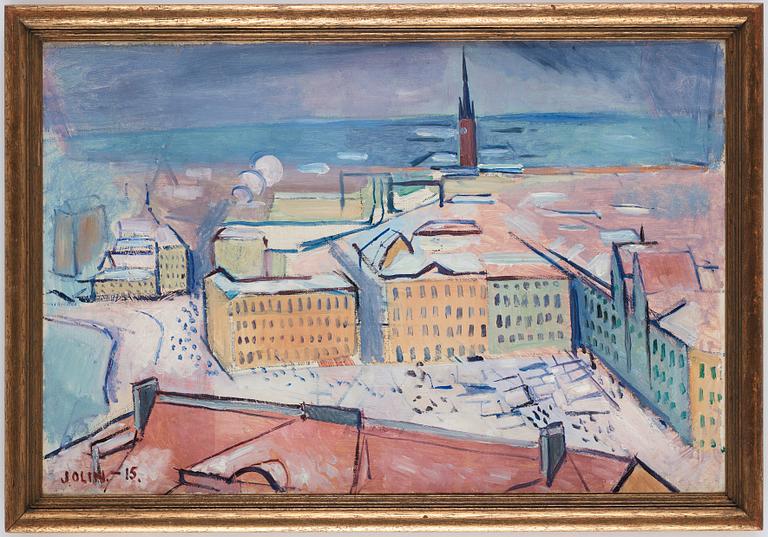 Einar Jolin, "Utsikt över Stockholm".