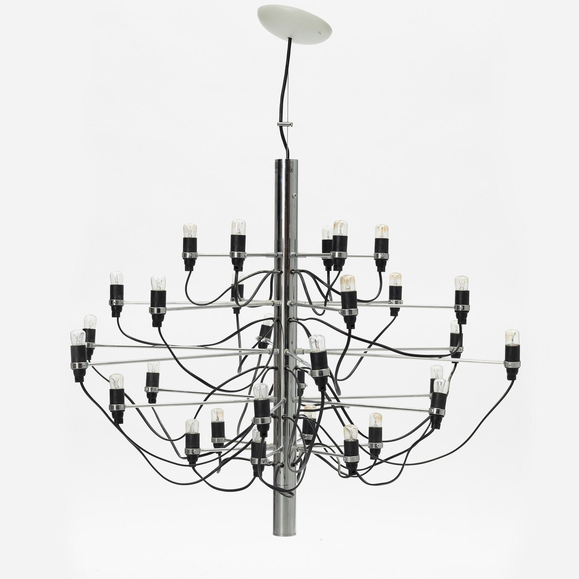 Gino Sarfatti, takkrona, modell 2097/30, Flos, Italien.