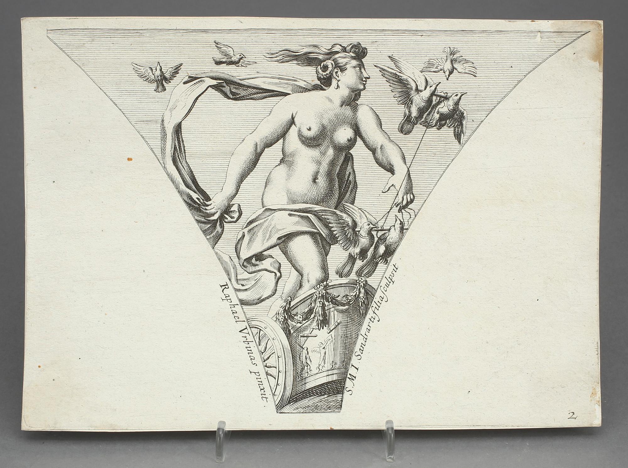 RAFAEL, efter, 1700, parti kopparstick, 10 st.