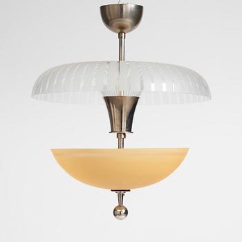 Erik Tidstrand, a ceiling lamp, model "29294", Nordiska Kompaniet 1930s.