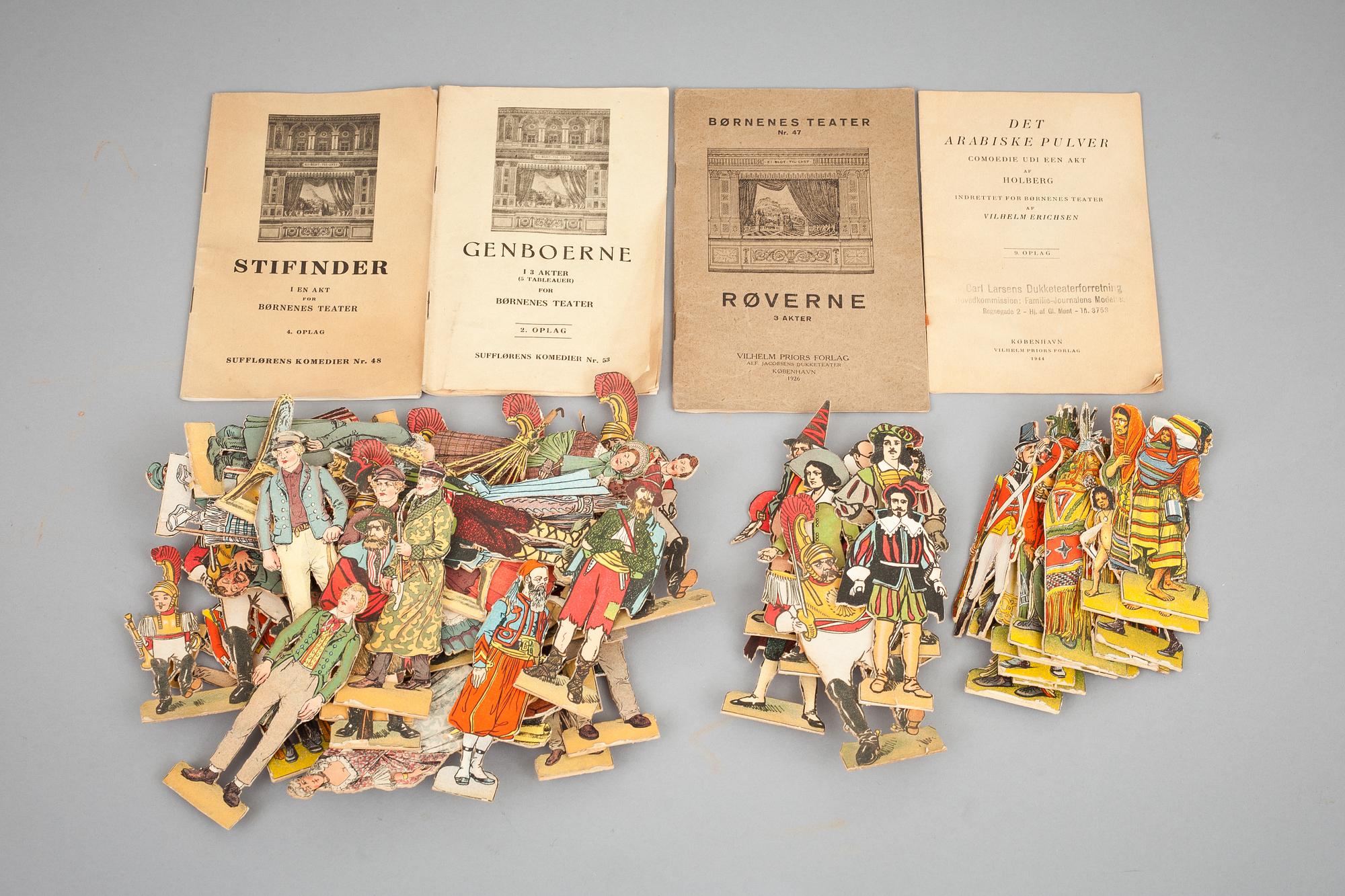 MINIATYRTEATER, "Ej blot til lyst" Köpenhamn omkring 1900.