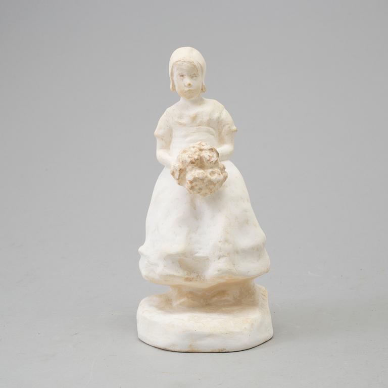 RUTH MILLES, signed, plaster.