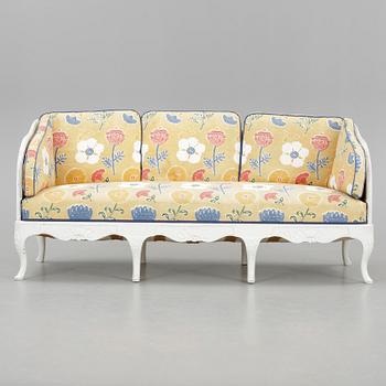 TRÅGSOFFA, Rokokostil, 1900-talets första hälft.