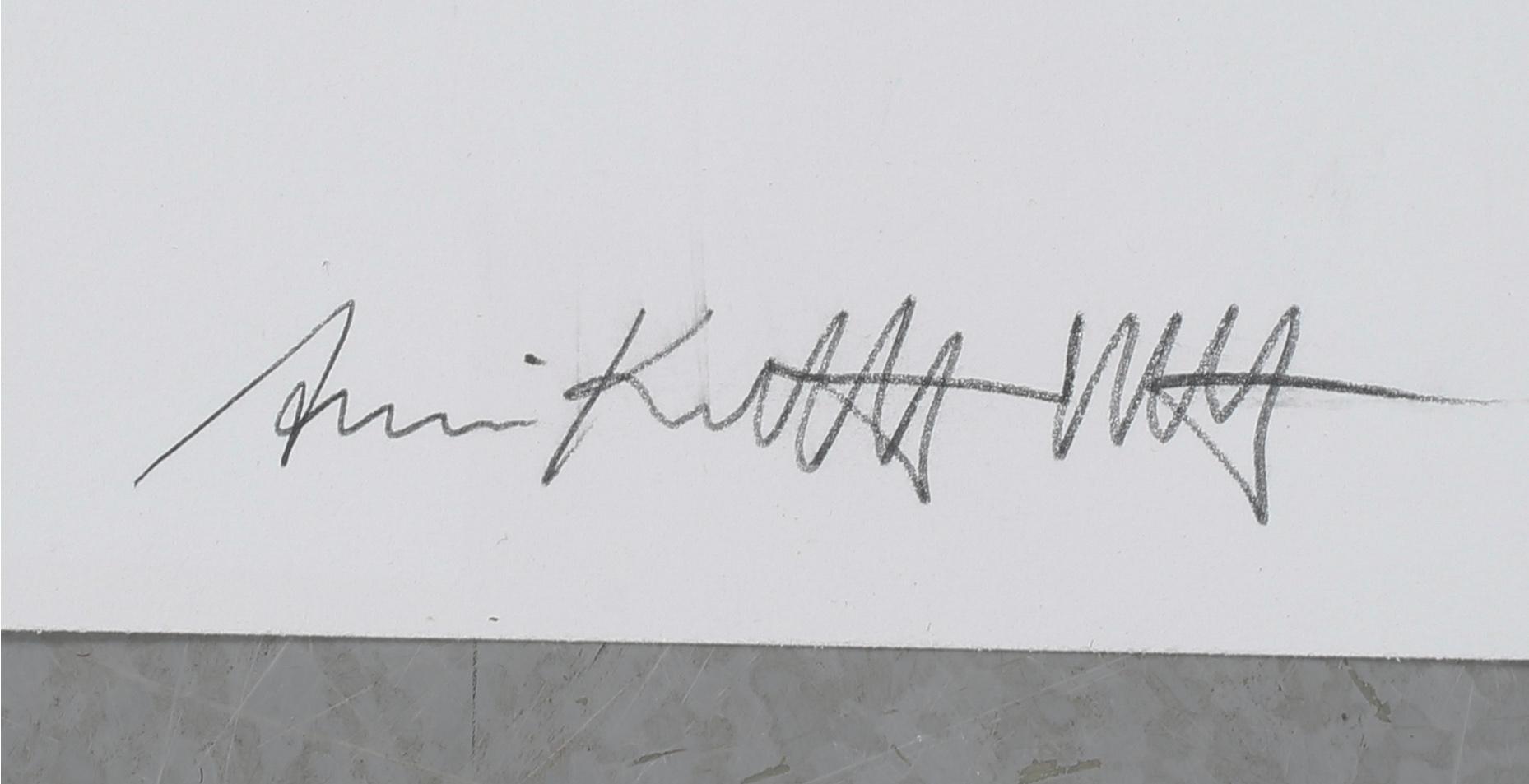 ANNIKA VON HAUSSWOLFF, litografi efter foto, signerad och numrerad 52/100.