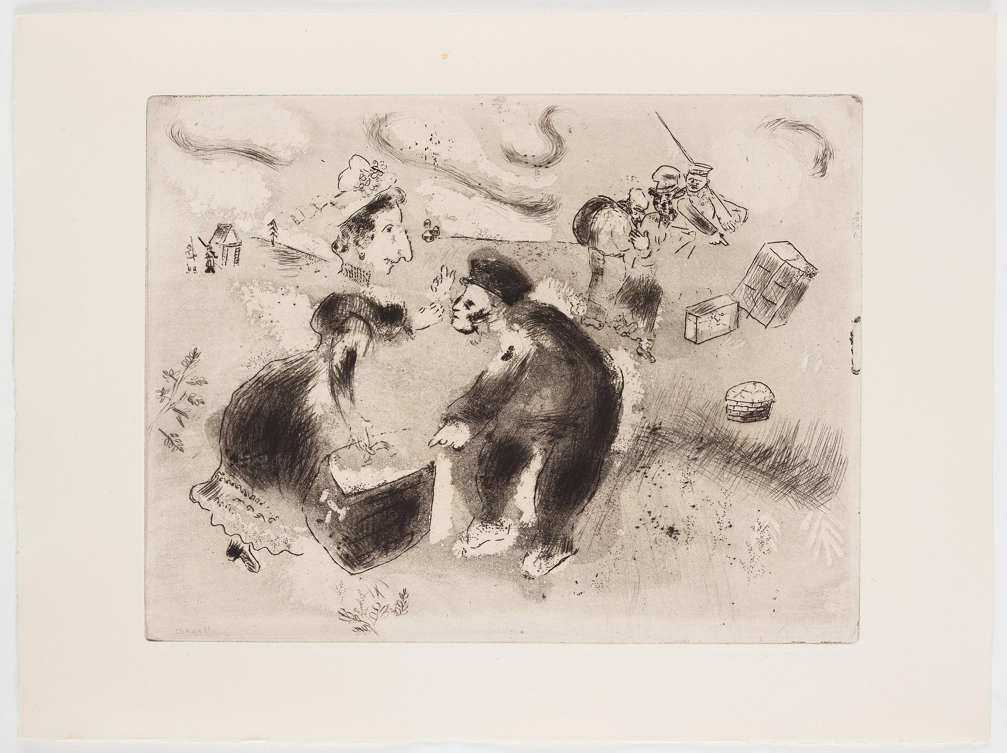 MARC CHAGALL, 71 st etsningar ur upplagan om 285 exemplar på Arches/MBM/J. Perrigot-papper, 1923-1948.