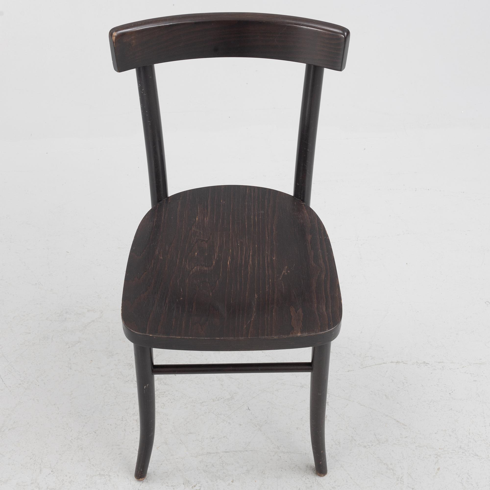 Chairs, 4 pcs, model 77, Ton, Czech Republic.