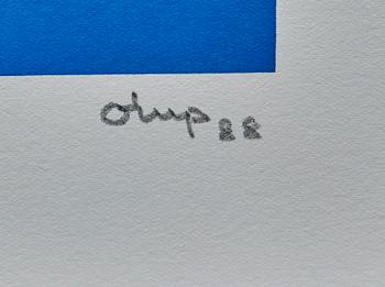 BENGT ORUP, serigrafier, 2 st, signerad, daterad -88 och numrerade 106/200 och 137/200.