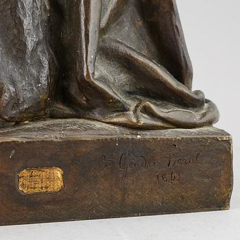 JEAN-FRANÇOIS LEGENDRE-HÉRAL, attributed to, sculpture, bronze, signed and dated 1843.