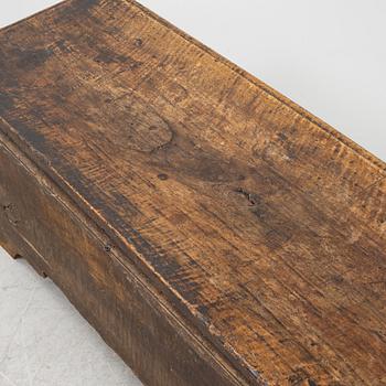 A renaissance style cassone, 19th century with older parts.