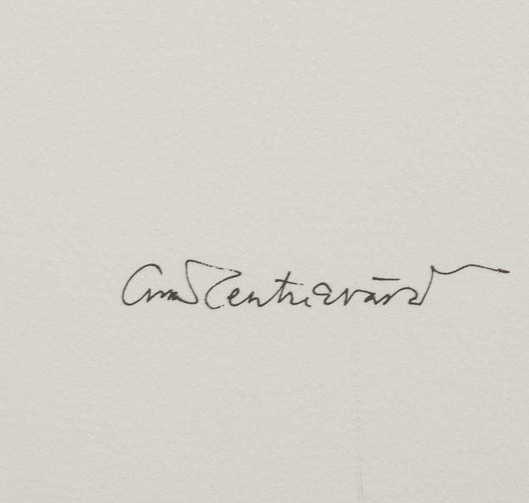 OSCAR REUTERSVÄRD, färglitografi, signerad och numrerad 62/100.