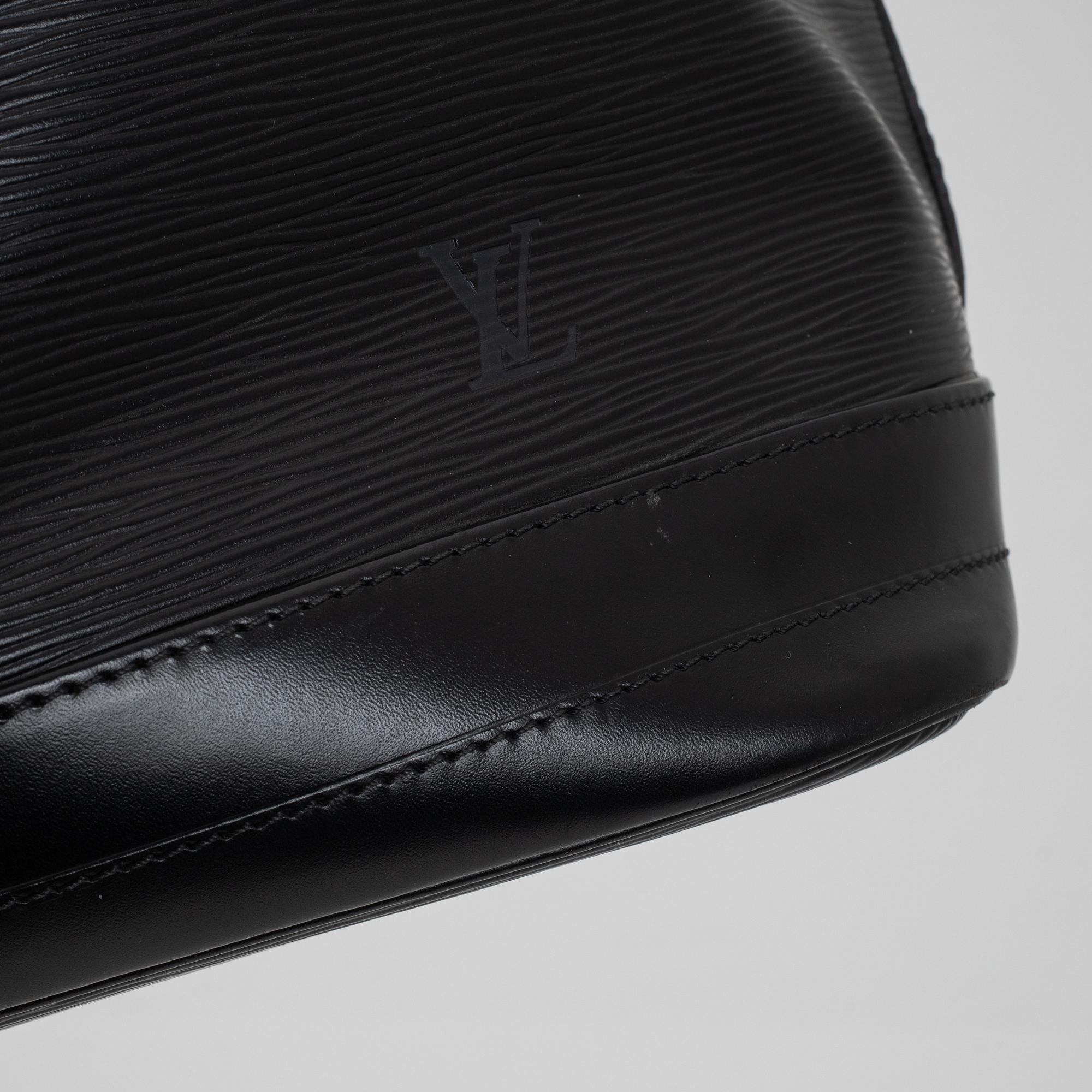 Louis Vuitton, a black Epi 'Noé' handbag, 1994.